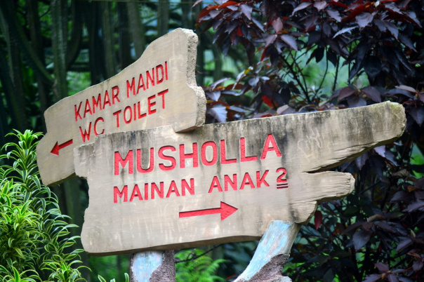 Penunjuk arah fasilitas