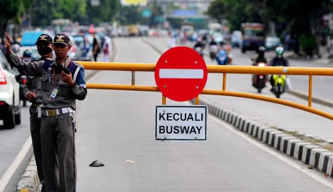 Jalur Busway Terpasang portal Sterilisasi