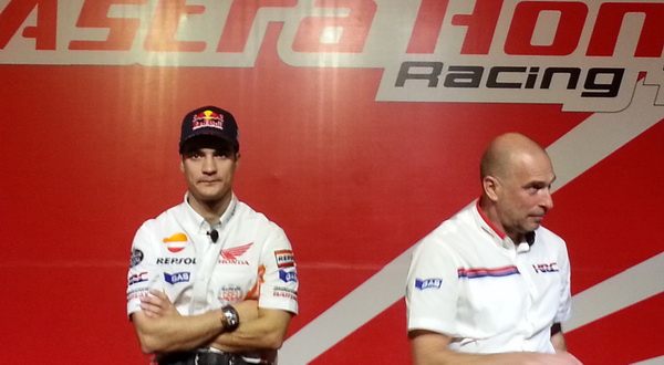Dani Pedrosa di Tim AHRT Jakarta