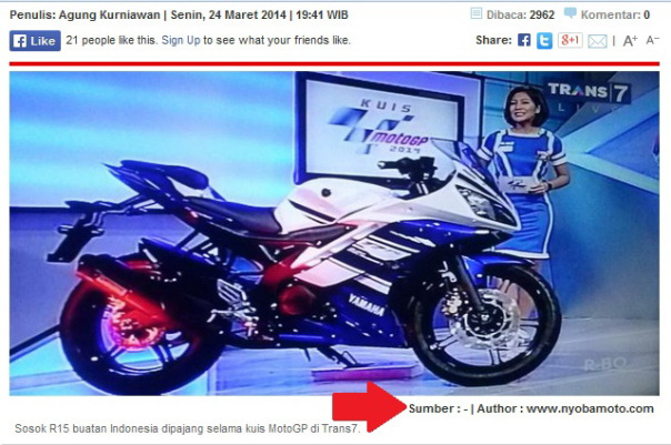 Print Screen dari Otomotif.Kompas.com Author : www.nyobamoto.com :)