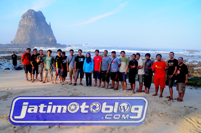 Jatimotoblog di Pantai Papuma