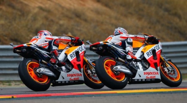Battle Marquez versus Pedrosa