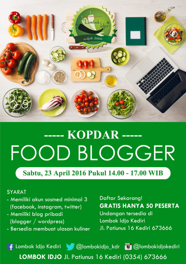 Poster Kopdar Food Blogger