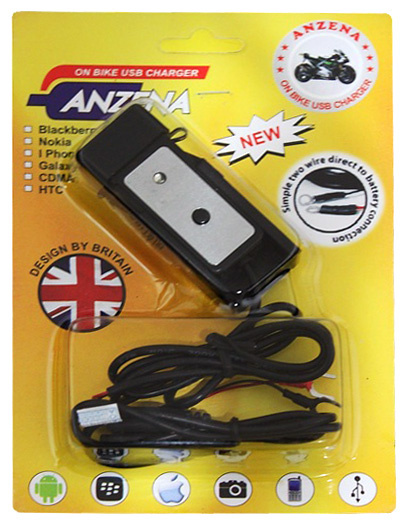 Charger Motor USB Anzena Waterproof